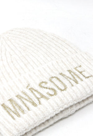 Slogan Knit Hat