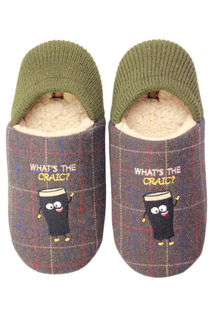 Men's Novelty Cabin Slippers