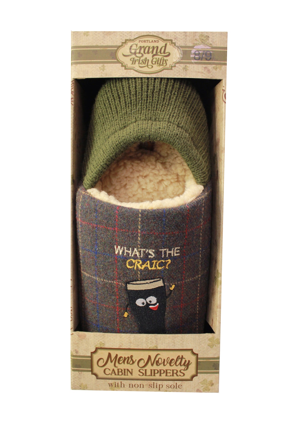 Men's Novelty Cabin Slippers