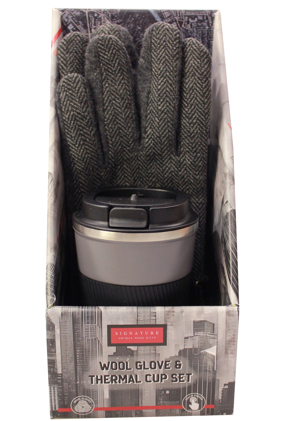 Gloves and Thermal Cup Set