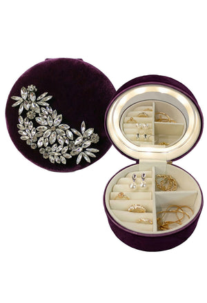 Embellished LED Light Jewellery Box