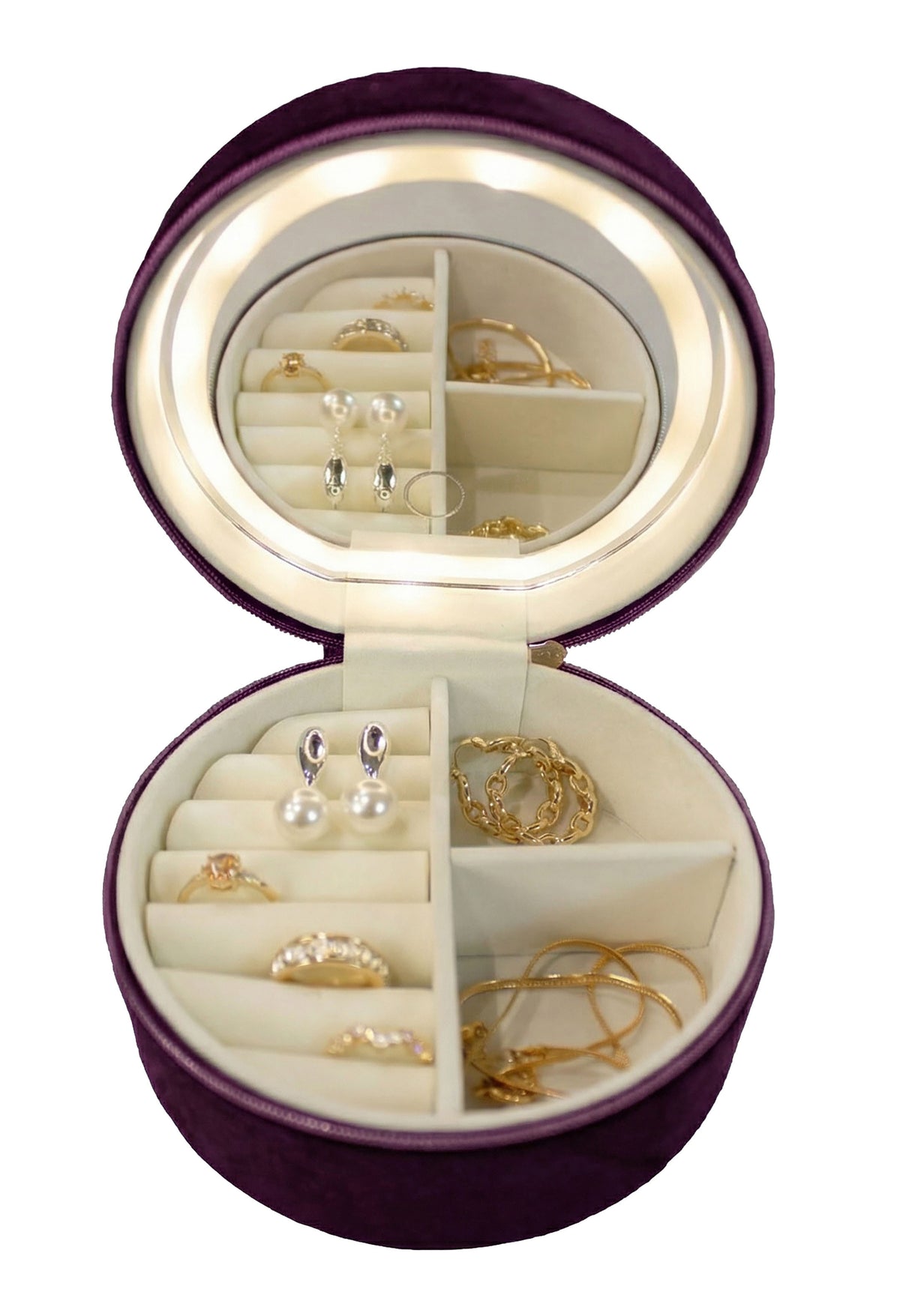 Embellished LED Light Jewellery Box