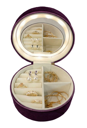 Embellished LED Light Jewellery Box