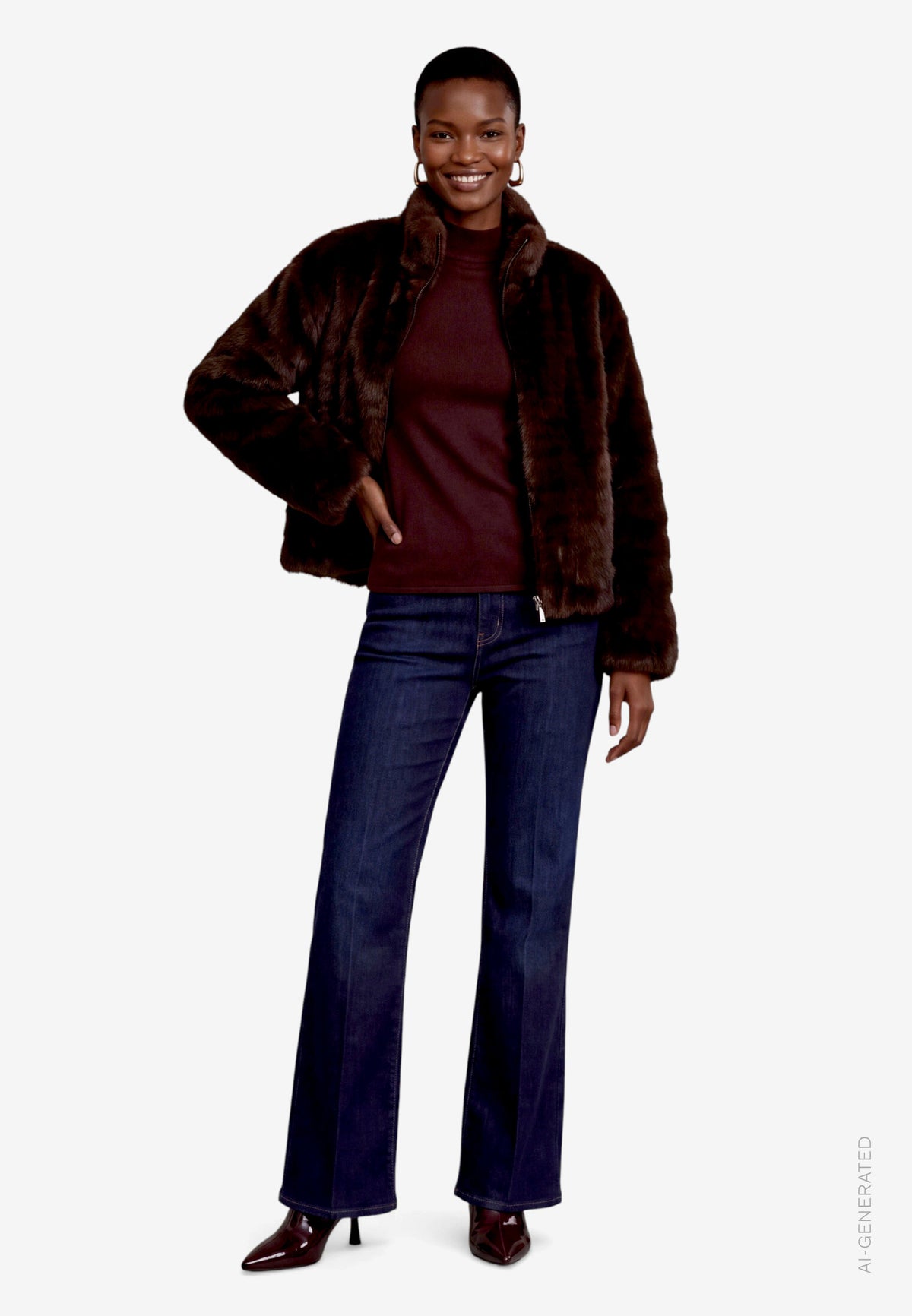 Faux Fur Jacket