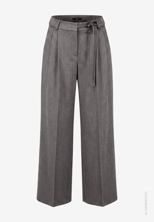 Relaxed Belted Trousers