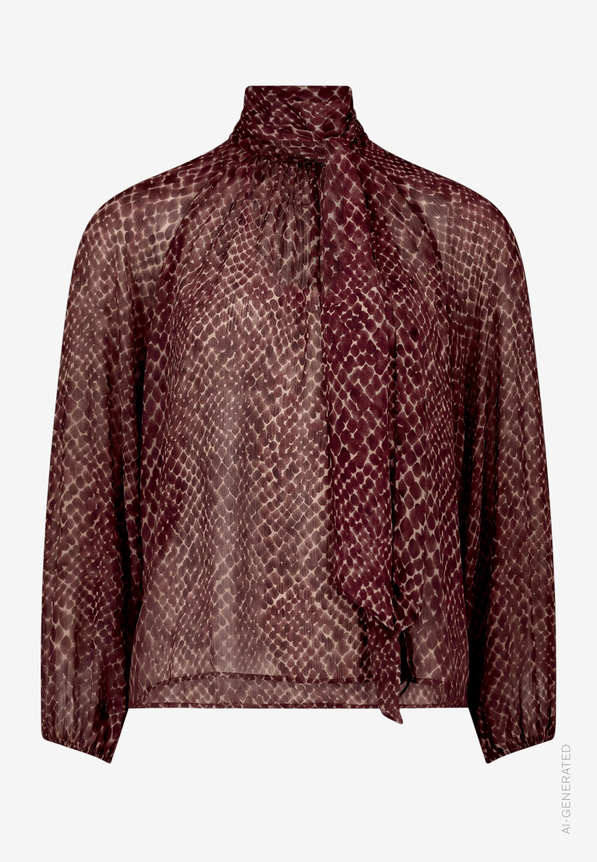 Abstract Print Blouse