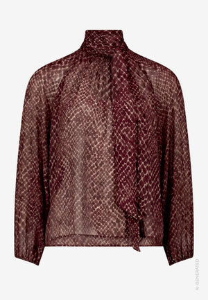 Abstract Print Blouse
