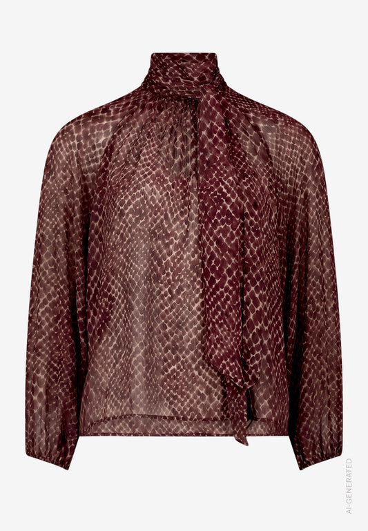 Abstract Print Blouse