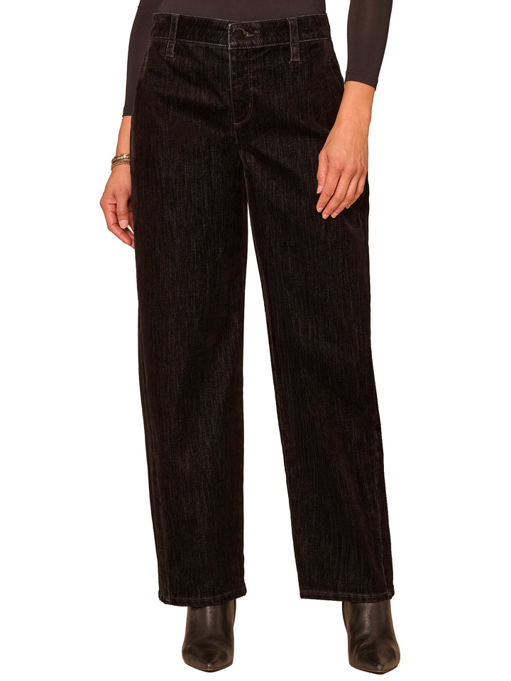 "Ab"solution® Skyrise Wide Leg Corduroy Jeans – Pamela Scott