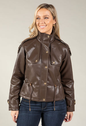 Faux Leather Jacket