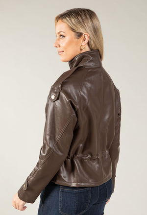 Faux Leather Jacket