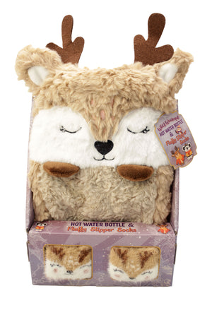 Hot Water Bottle & Socks Set