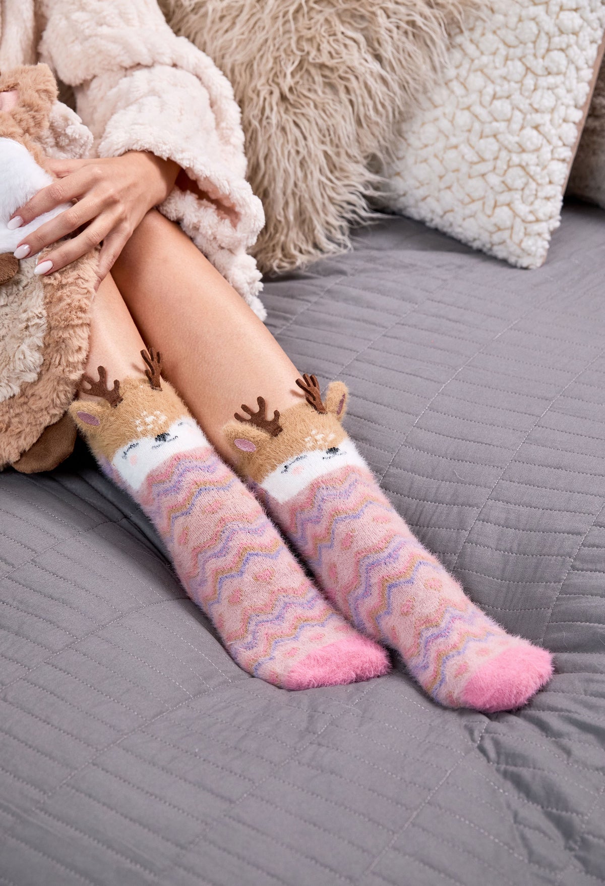 Hot Water Bottle & Socks Set