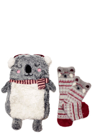 Hot Water Bottle & Socks Set
