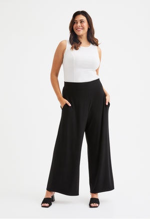 Lounge Wide Leg Curve+ Trousers – Pamela Scott