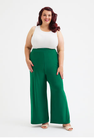 Lounge Wide Leg Curve+ Trousers – Pamela Scott