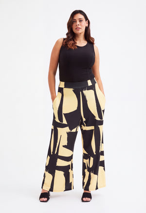 Lounge Wide Leg Curve+ Trousers – Pamela Scott