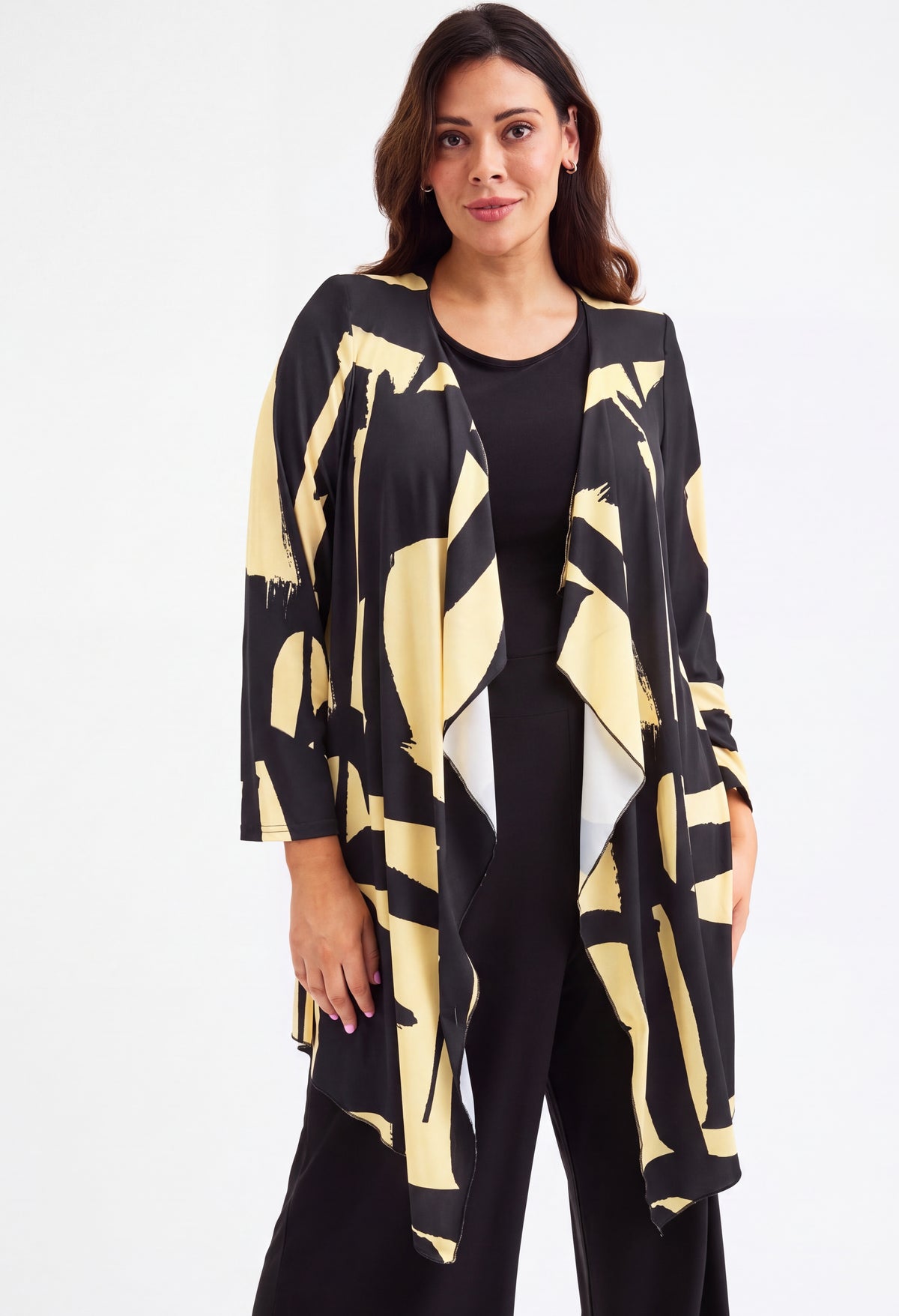 Waterfall Curve+ Open Jacket, view 3 – Pamela Scott