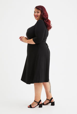 Georgina Sweetheart 1940s Curve+ Dress, view 2 – Pamela Scott