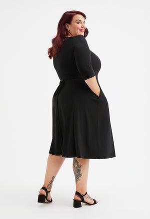 Georgina Sweetheart 1940s Curve+ Dress, view 4 – Pamela Scott