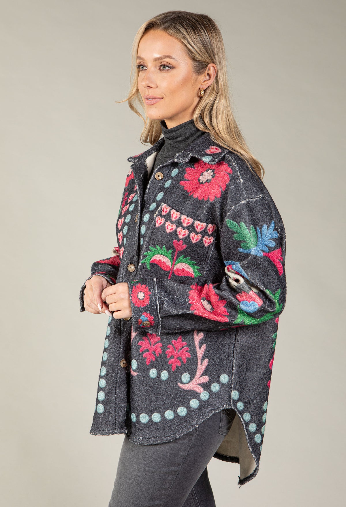 Printed Boho Shacket
