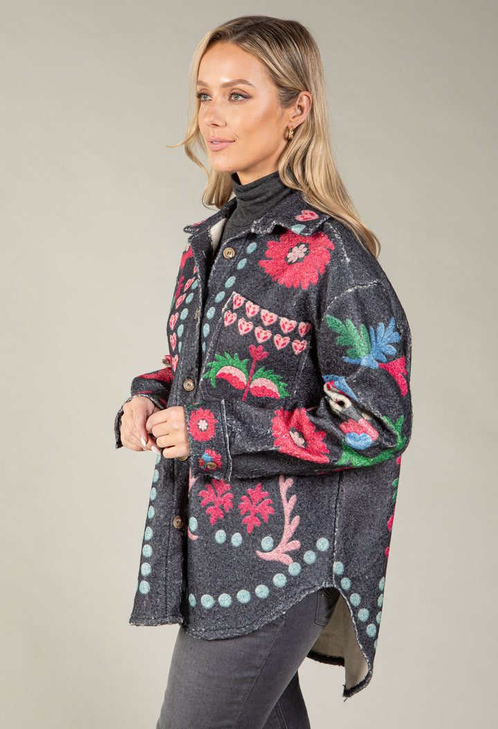 Printed Boho Shacket