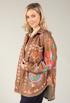 Printed Boho Shacket
