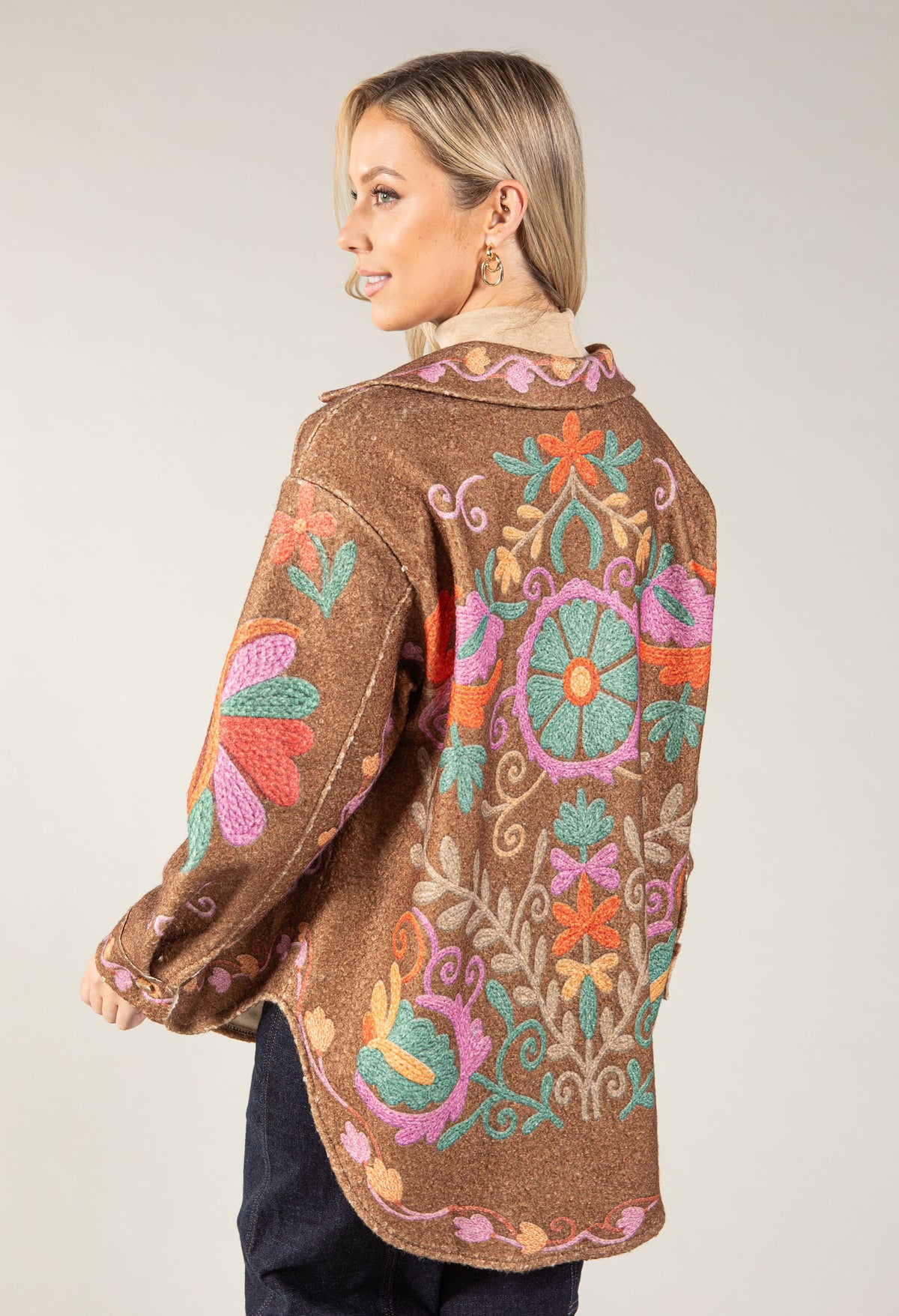 Printed Boho Shacket