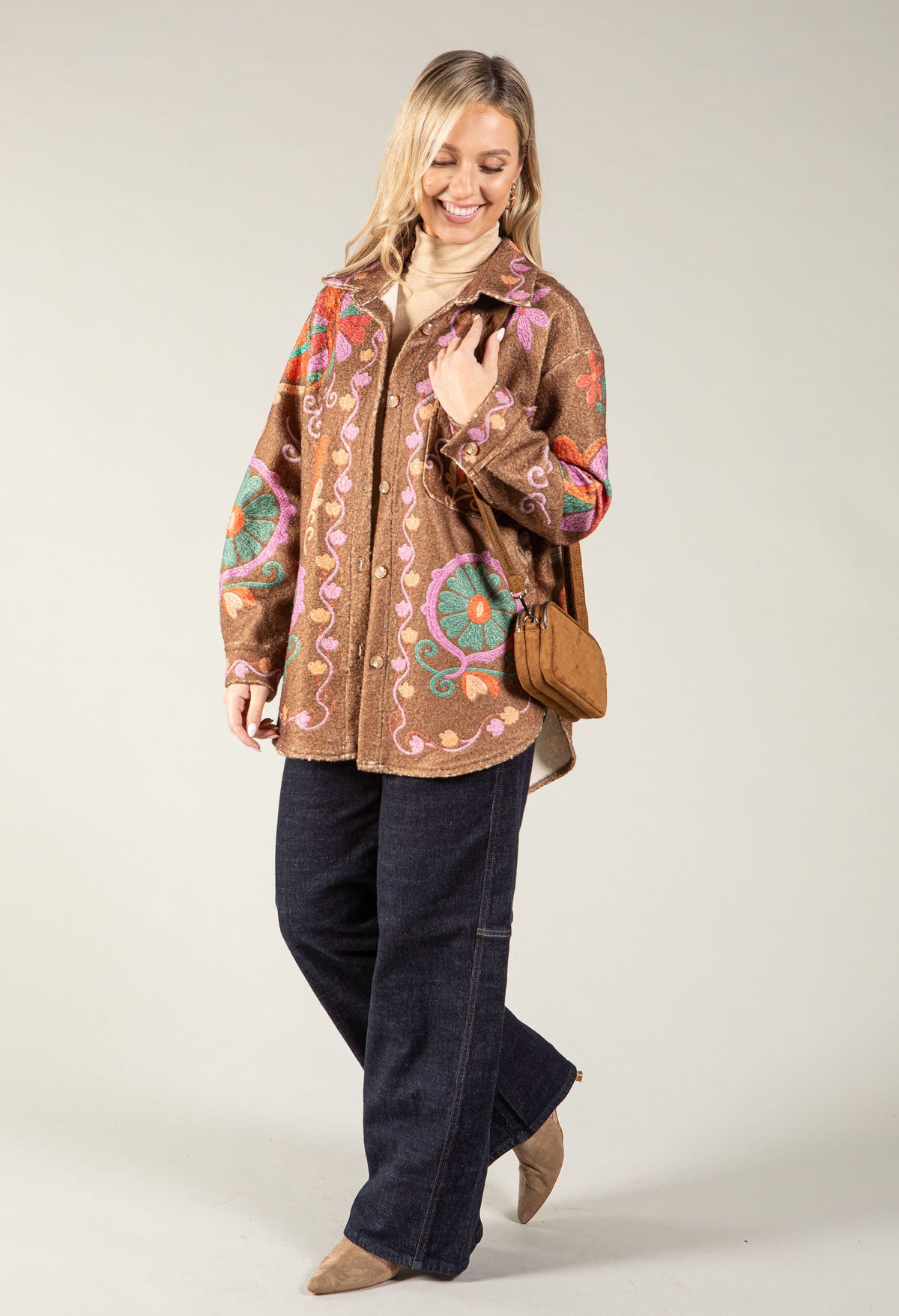 Printed Boho Shacket