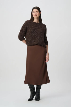 Sequin Yarn Crewneck Sweater – Pamela Scott