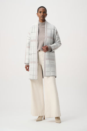 Plaid Casual Cardigan