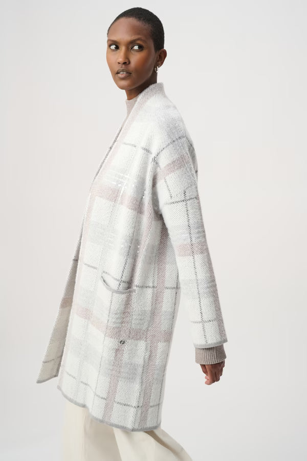 Plaid Casual Cardigan
