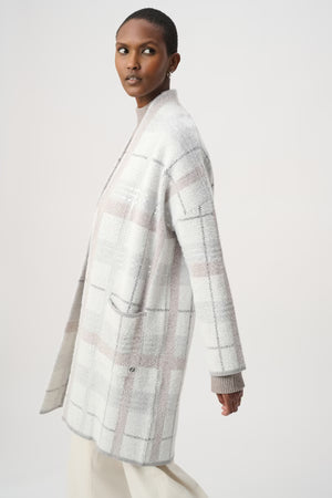 Plaid Casual Cardigan