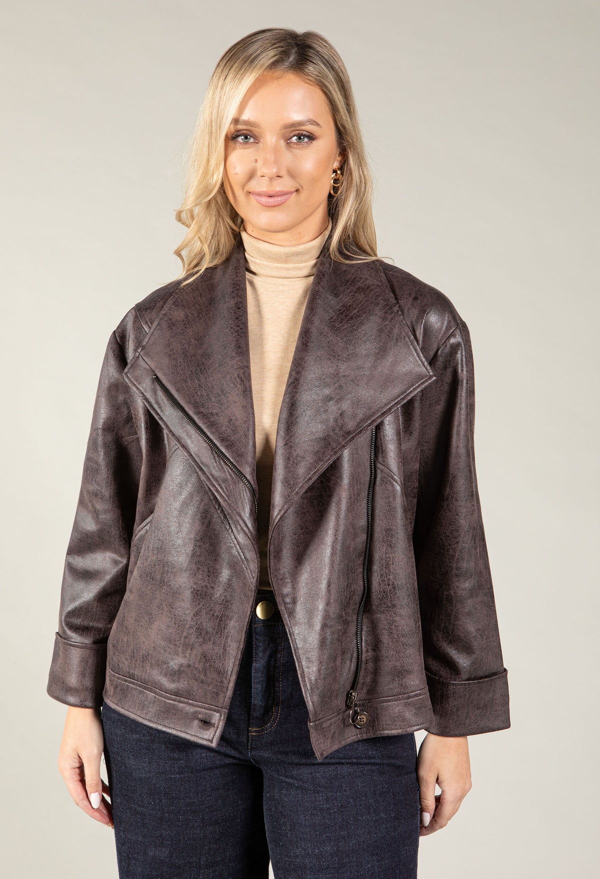 Lucky Vintage Look Biker Jacket