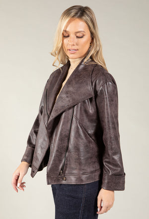 Lucky Vintage Look Biker Jacket