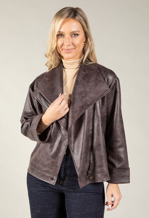 Lucky Vintage Look Biker Jacket