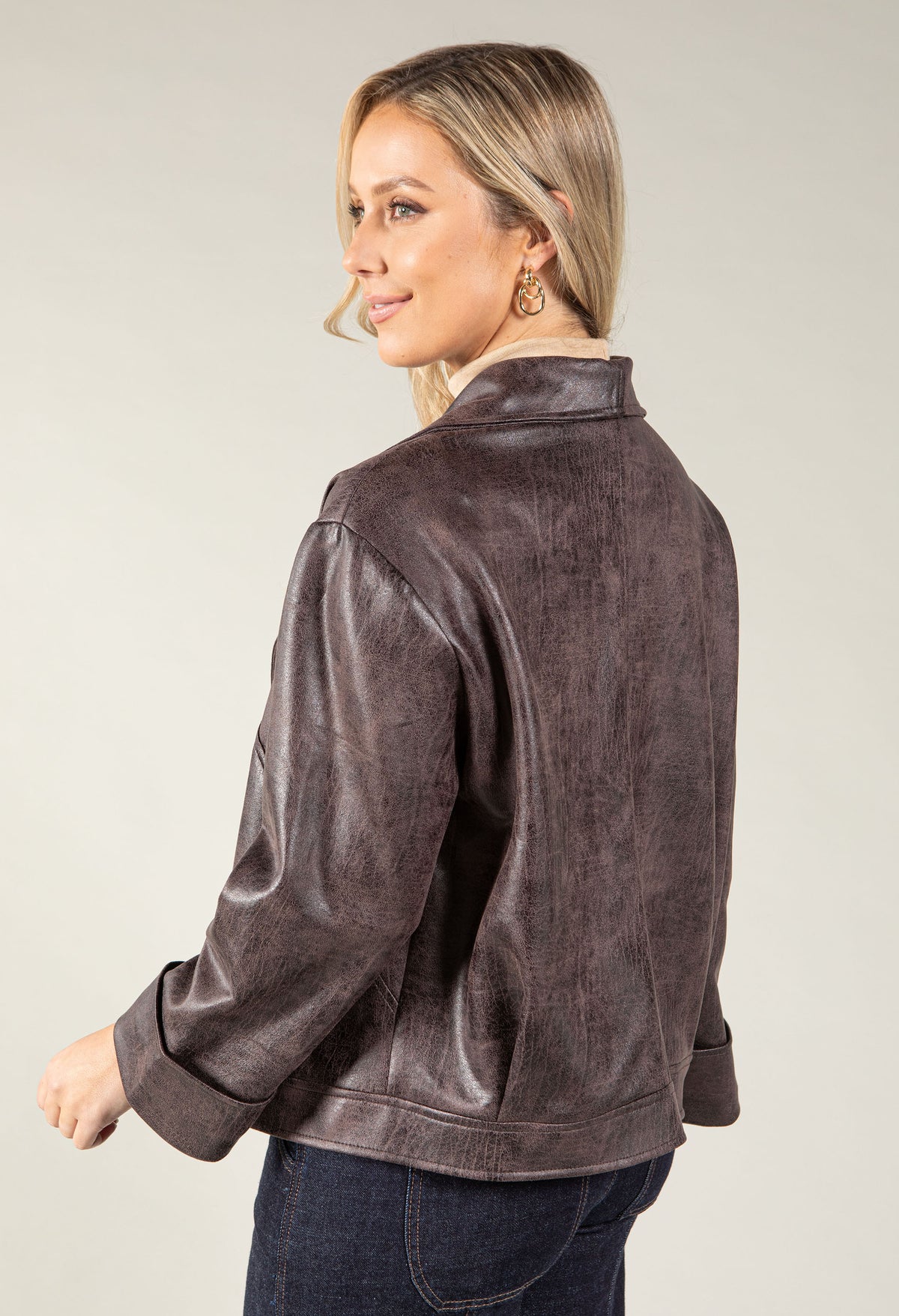 Lucky Vintage Look Biker Jacket
