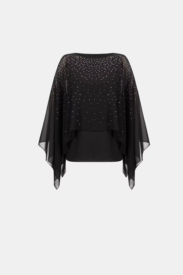 Chic Jewel Boat Neck Pullover