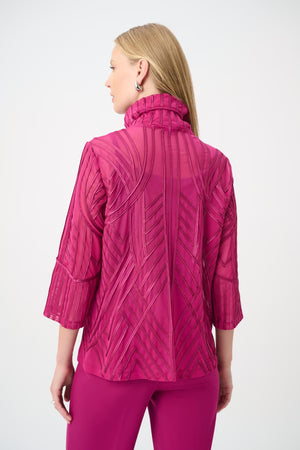 Relaxed Fit High-neck Blouse