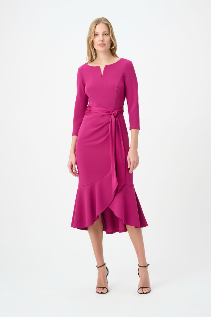 Formal V-neck Wrap Dress