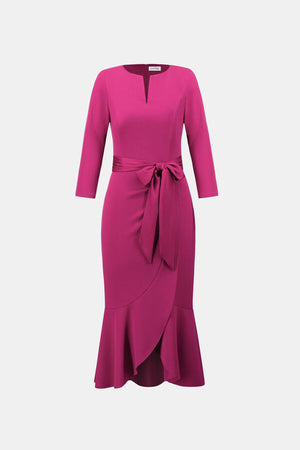 Formal V-neck Wrap Dress