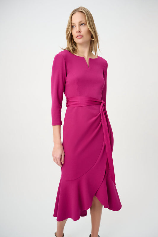 Formal V-neck Wrap Dress