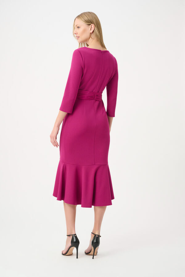 Formal V-neck Wrap Dress