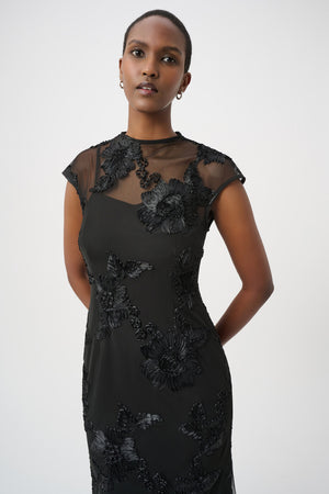 Embellished Trumpet Dress