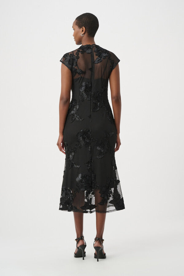 Embellished Trumpet Dress