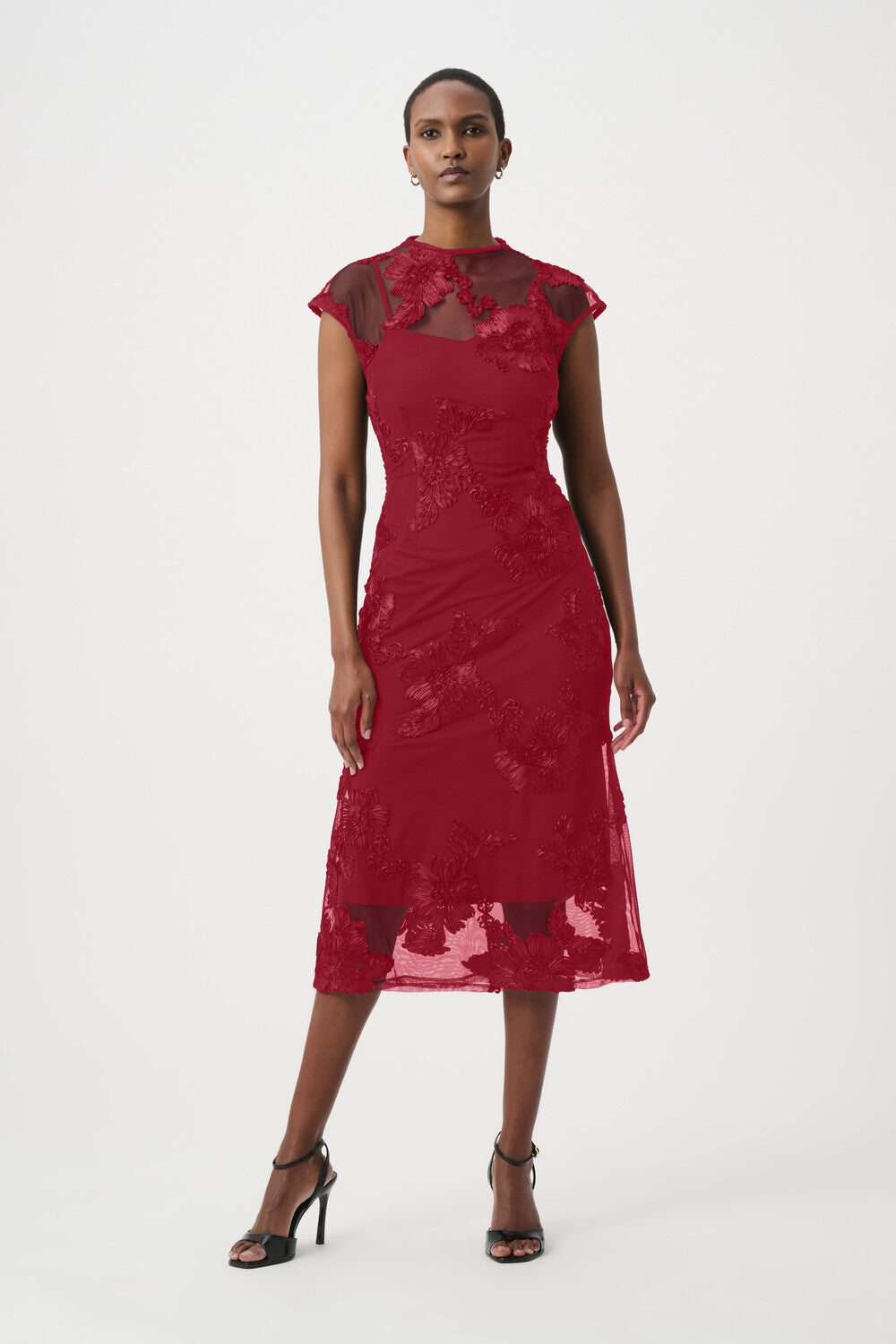Embellished Trumpet Dress