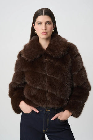 Faux Fur Bomber Jacket
