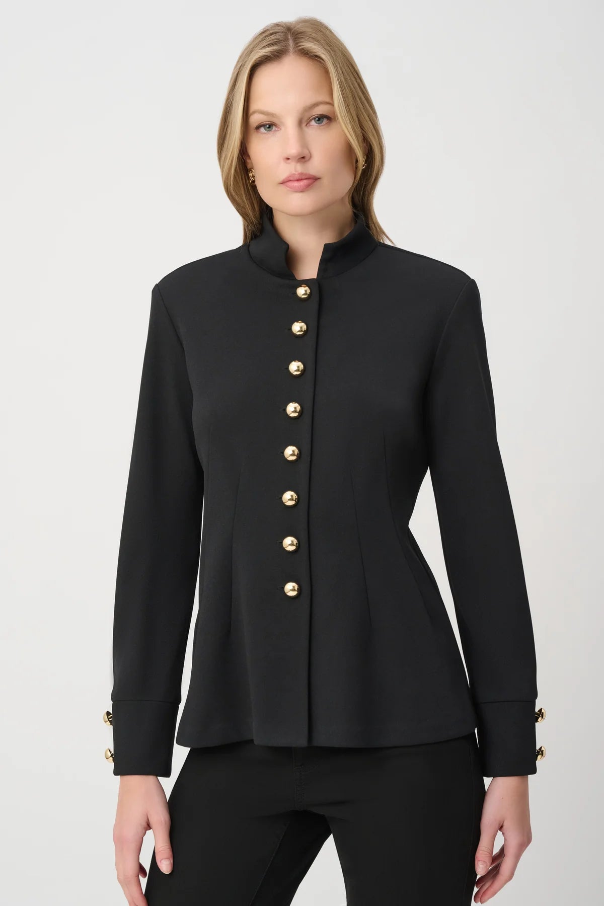 Military Collar Fitted Jacket
