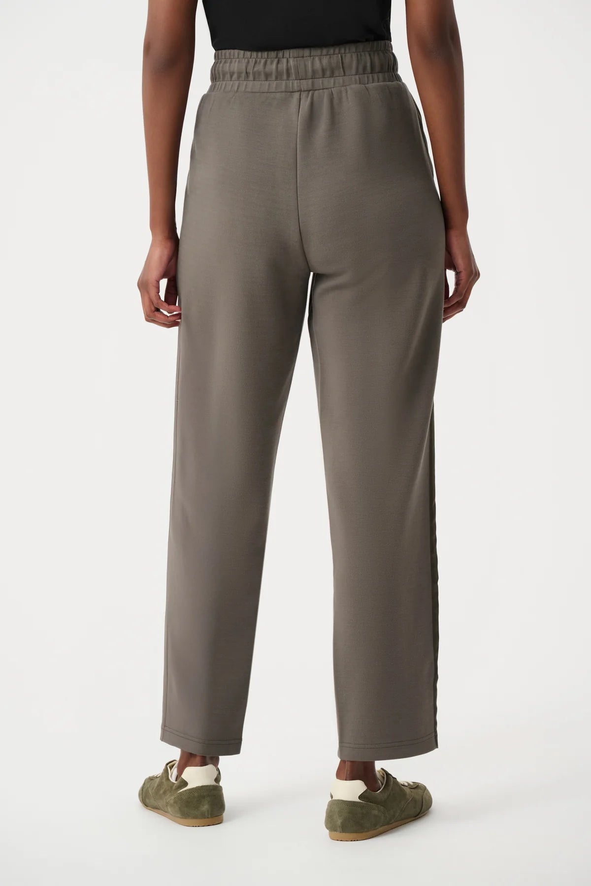 Side Band Straight Leg Pants