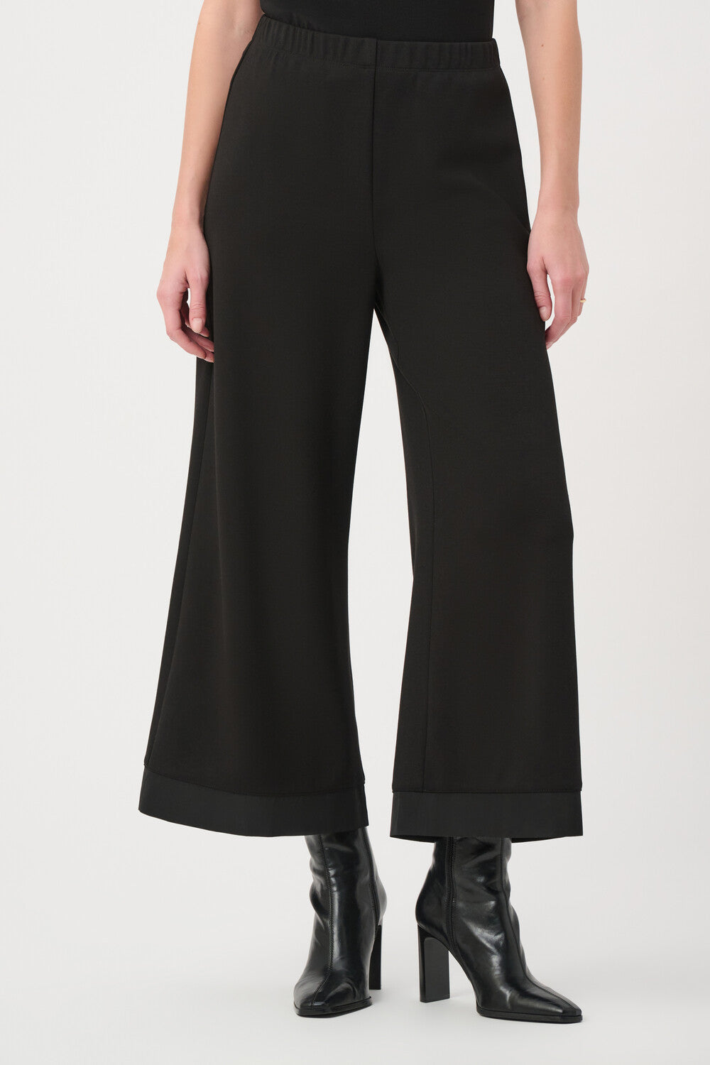 Wide Leg Pull On Trousers